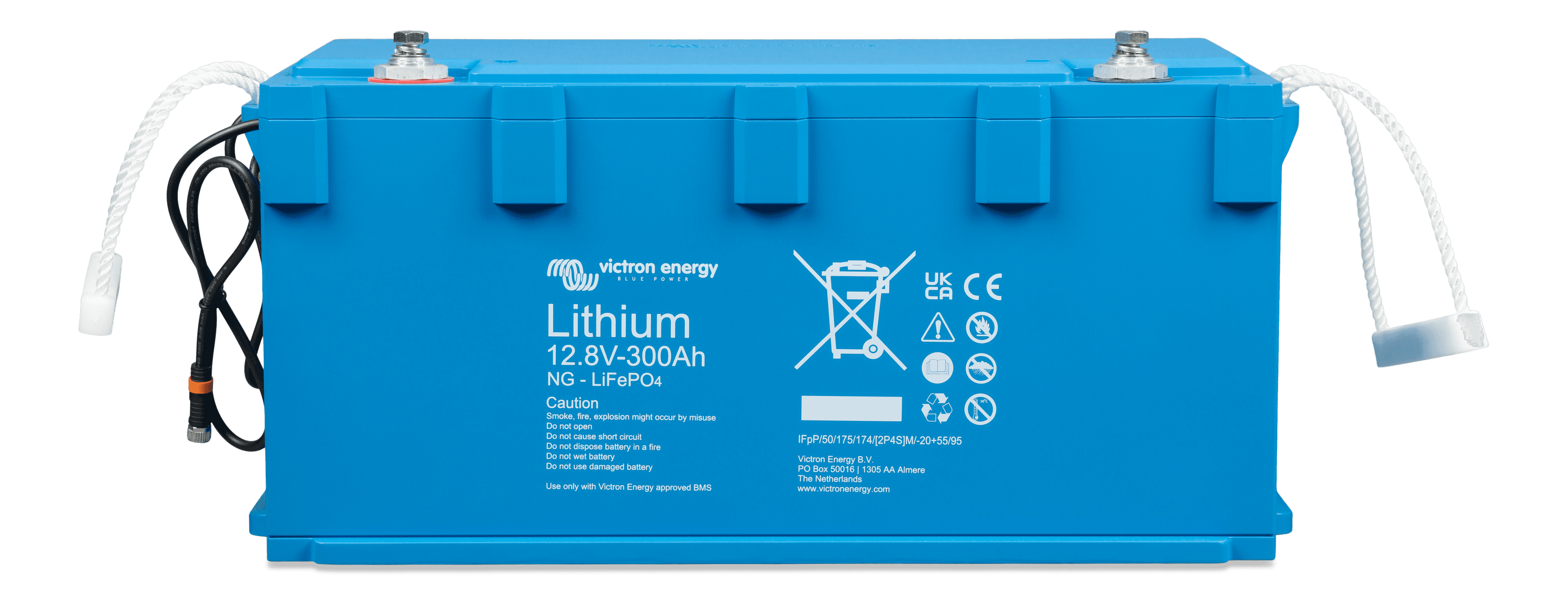LiFePO4 Battery 12.8V 300Ah NG (front-angle) thumbnail